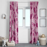 Mokihana Maile Ilima Leis Paniolo Palaka Window Curtain Hawaiian Omaomo Ulaula Spirit - Polynesian Pride