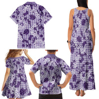 Mokihana Maile Ilima Leis Paniolo Palaka Family Matching Tank Maxi Dress and Hawaiian Shirt Hawaiian Poni Spirit - Polynesian Pride