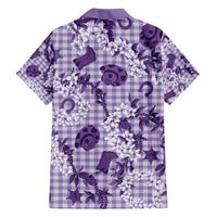 Mokihana Maile Ilima Leis Paniolo Palaka Family Matching Tank Maxi Dress and Hawaiian Shirt Hawaiian Poni Spirit - Polynesian Pride