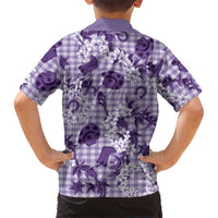 Mokihana Maile Ilima Leis Paniolo Palaka Hawaiian Shirt Hawaiian Poni Spirit - Polynesian Pride