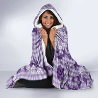 Mokihana Maile Ilima Leis Paniolo Palaka Hooded Blanket Hawaiian Poni Spirit - Polynesian Pride