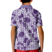 Mokihana Maile Ilima Leis Paniolo Palaka Kid Polo Shirt Hawaiian Poni Spirit - Polynesian Pride