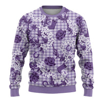 Mokihana Maile Ilima Leis Paniolo Palaka Ugly Christmas Sweater Hawaiian Poni Spirit - Polynesian Pride