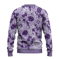 Mokihana Maile Ilima Leis Paniolo Palaka Ugly Christmas Sweater Hawaiian Poni Spirit - Polynesian Pride