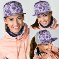 Mokihana Maile Ilima Leis Paniolo Palaka Mesh Trucker Cap Hawaiian Poni Spirit LT9 - Polynesian Pride