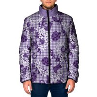 Mokihana Maile Ilima Leis Paniolo Palaka Padded Jacket Hawaiian Poni Spirit - Polynesian Pride