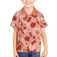 Mokihana Maile Ilima Leis Paniolo Palaka Hawaiian Shirt Hawaiian Ulaula Spirit - Polynesian Pride