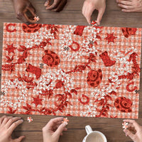 Mokihana Maile Ilima Leis Paniolo Palaka Puzzle Hawaiian Ulaula Spirit - Polynesian Pride