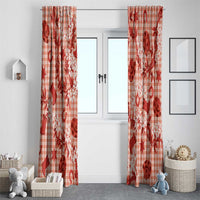 Mokihana Maile Ilima Leis Paniolo Palaka Window Curtain Hawaiian Ulaula Spirit - Polynesian Pride