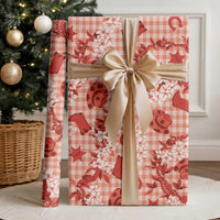 Mokihana Maile Ilima Leis Paniolo Palaka Wrapping Paper Hawaiian Ulaula Spirit - Polynesian Pride