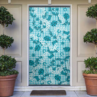 Mokihana Maile Ilima Leis Paniolo Palaka Door Cover Hawaiian Polu Opa Spirit - Polynesian Pride
