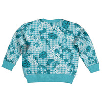 Mokihana Maile Ilima Leis Paniolo Palaka Kid Ugly Christmas Sweater Hawaiian Polu Opa Spirit - Polynesian Pride