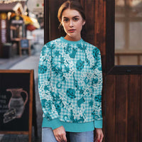 Mokihana Maile Ilima Leis Paniolo Palaka Ugly Christmas Sweater Hawaiian Polu Opa Spirit - Polynesian Pride