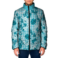 Mokihana Maile Ilima Leis Paniolo Palaka Padded Jacket Hawaiian Polu Opa Spirit - Polynesian Pride