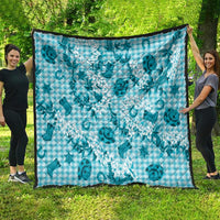 Mokihana Maile Ilima Leis Paniolo Palaka Quilt Hawaiian Polu Opa Spirit - Polynesian Pride