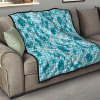 Mokihana Maile Ilima Leis Paniolo Palaka Quilt Hawaiian Polu Opa Spirit - Polynesian Pride