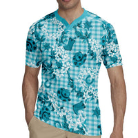 Mokihana Maile Ilima Leis Paniolo Palaka Rugby Jersey Hawaiian Polu Opa Spirit - Polynesian Pride