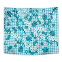 Mokihana Maile Ilima Leis Paniolo Palaka Tapestry Hawaiian Polu Opa Spirit - Polynesian Pride