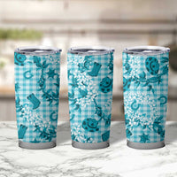 Mokihana Maile Ilima Leis Paniolo Palaka Tumbler Cup Hawaiian Polu Opa Spirit - Polynesian Pride