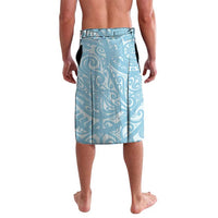 Blue Hawaii Anthurium Plumeria Lei Lavalava