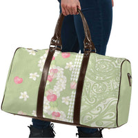 Leaf Green Hawaii Anthurium Plumeria Lei Travel Bag LT9 - Polynesian Pride