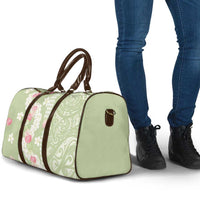 Leaf Green Hawaii Anthurium Plumeria Lei Travel Bag LT9 - Polynesian Pride