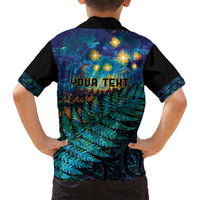 Matariki Te Tau Hou Maori Hawaiian Shirt New Zealand Silver Fern Night Starry Sky