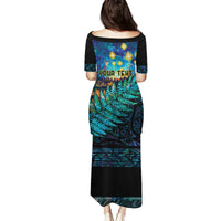 Matariki Te Tau Hou Maori Puletasi New Zealand Silver Fern Night Starry Sky LT9 - Polynesian Pride
