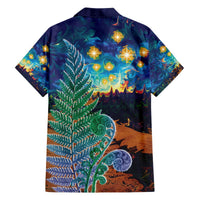 Personalised New Zealand Matariki Art Star Hawaiian Shirt Koru Fern Night Starry Sky LT9 - Polynesian Pride