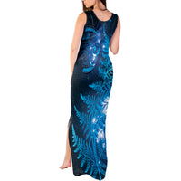 New Zealand Matariki Tank Maxi Dress Blue Milky Way Stars Night Sky LT9 - Polynesian Pride