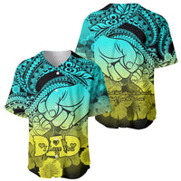 Polynesian Pride Happy Father Day Baseball Jersey I Love You Dad - Polynesian Tribal Gradient 1 LT9 - Polynesian Pride