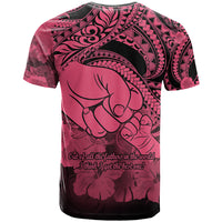 Polynesian Pride Happy Father Day T Shirt I Love You Dad Polynesian Tribal Pink LT9 - Polynesian Pride