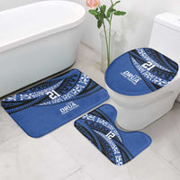 Fiji Rugby Pacific Custom Bathroom Set Pasifika Tapa Pattern LT9 - Polynesian Pride