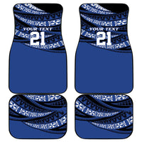 Fiji Rugby Pacific Custom Car Mats Pasifika Tapa Pattern