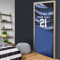 Fiji Rugby Pacific Custom Door Cover Pasifika Tapa Pattern LT9 - Polynesian Pride