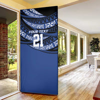 Fiji Rugby Pacific Custom Door Cover Pasifika Tapa Pattern LT9 - Polynesian Pride