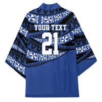 Fiji Rugby Pacific Custom Kimono Pasifika Tapa Pattern - Polynesian Pride