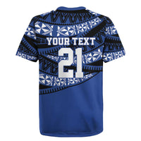 Fiji Rugby Pacific Custom Rugby Jersey Pasifika Tapa Pattern