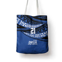 Fiji Rugby Pacific Custom Tote Bag Pasifika Tapa Pattern - Polynesian Pride