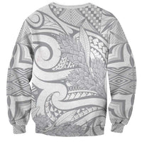 Lotu Tamaiti Samoa Siapo Sweatshirt White Sunday With Teuila Torch Ginger