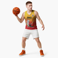 Custom Cricket PNG East Asia-Pacific Basketball Jersey Papua New Guinea Rise to Power - Polynesian Pride