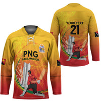Custom Cricket PNG East Asia-Pacific Hockey Jersey Papua New Guinea Rise to Power - Polynesian Pride