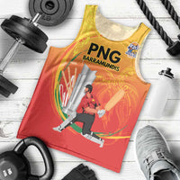 Custom Cricket PNG East Asia-Pacific Men Tank Top Papua New Guinea Rise to Power - Polynesian Pride