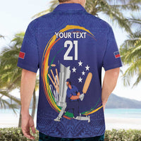 Custom Cricket Samoa East Asia-Pacific Hawaiian Shirt Samoa Storming the Limits - Polynesian Pride
