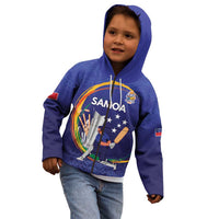 Custom Cricket Samoa East Asia-Pacific Kid Hoodie Samoa Storming the Limits - Polynesian Pride