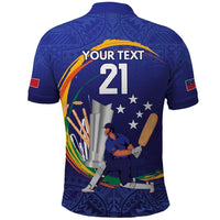 Custom Cricket Samoa East Asia-Pacific Polo Shirt Samoa Storming the Limits - Polynesian Pride