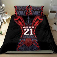 Custom New Zealand Bedding Set Maori Kiwiana Pattern Tukutuku Motif LT9 - Polynesian Pride