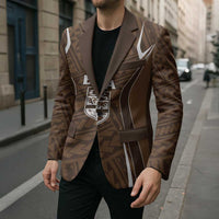 Custom Oceania Football Bula Fiji Blazer Polynesian Tribal Pattern LT9 - Polynesian Pride