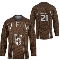 Custom Oceania Football Bula Fiji Hockey Jersey Polynesian Tribal Pattern LT9 - Polynesian Pride