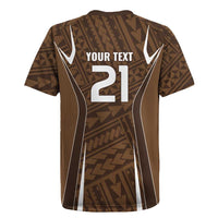 Custom Oceania Football Bula Fiji Rugby Jersey Polynesian Tribal Pattern LT9 - Polynesian Pride